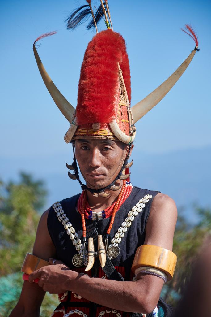 Naga Konyak, Hornbill Festival, Nagaland [Inde] - 2023