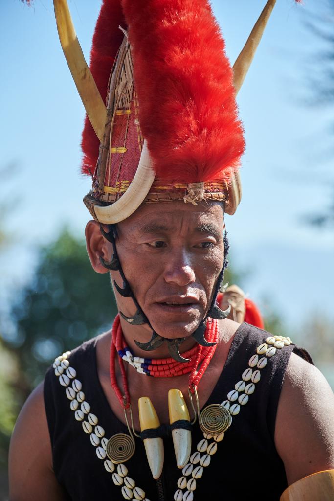 Naga Konyak, Hornbill Festival, Nagaland [Inde] - 2023
