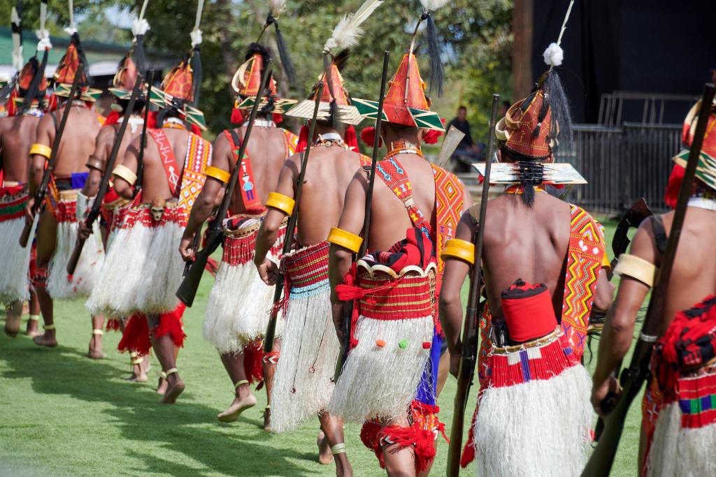 Nagas Konyak, Hornbill Festival, Nagaland [Inde] - 2023