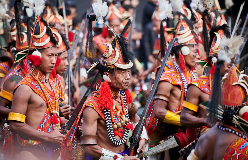 Nagas Khonyak Hornbill Festival, Nagaland [Inde] - 2023 