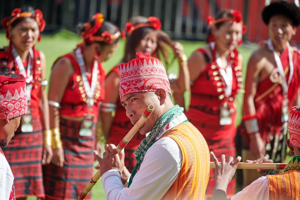 Nagas Angami, Hornbill Festival, Nagaland [Inde] - 2023