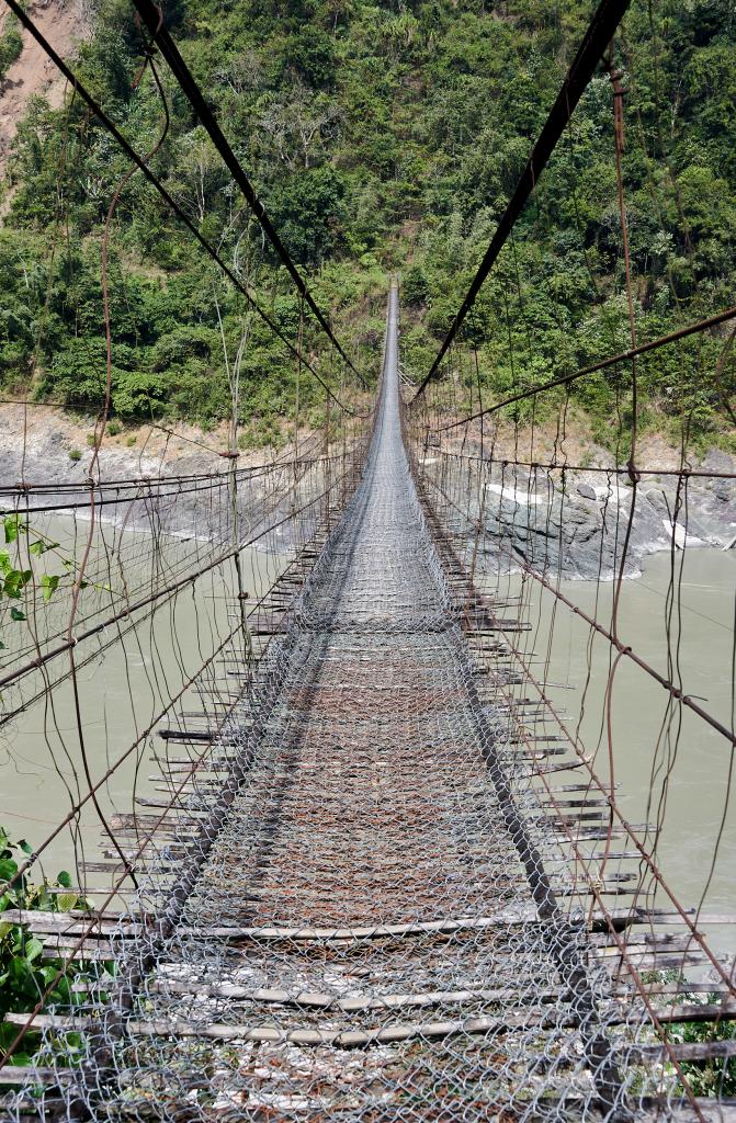 La passerelle de Rotung [Arunachal Pradesh, Inde] - 2023 