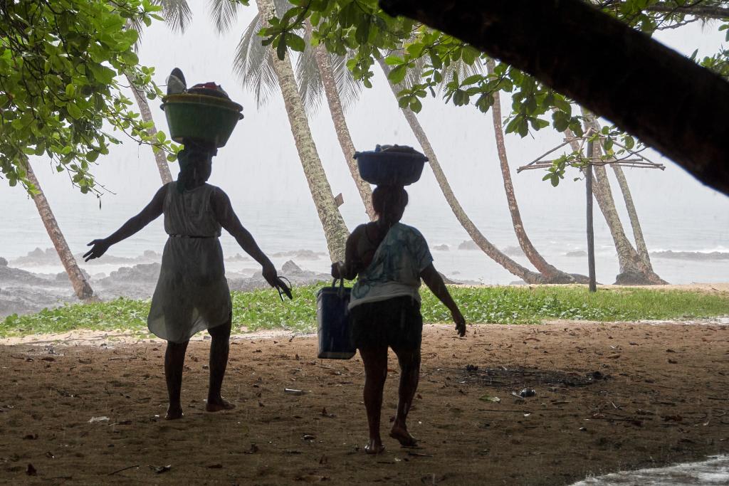 Pluie tropicale sur l'île das Rolas [Sao Tomé] - 2024