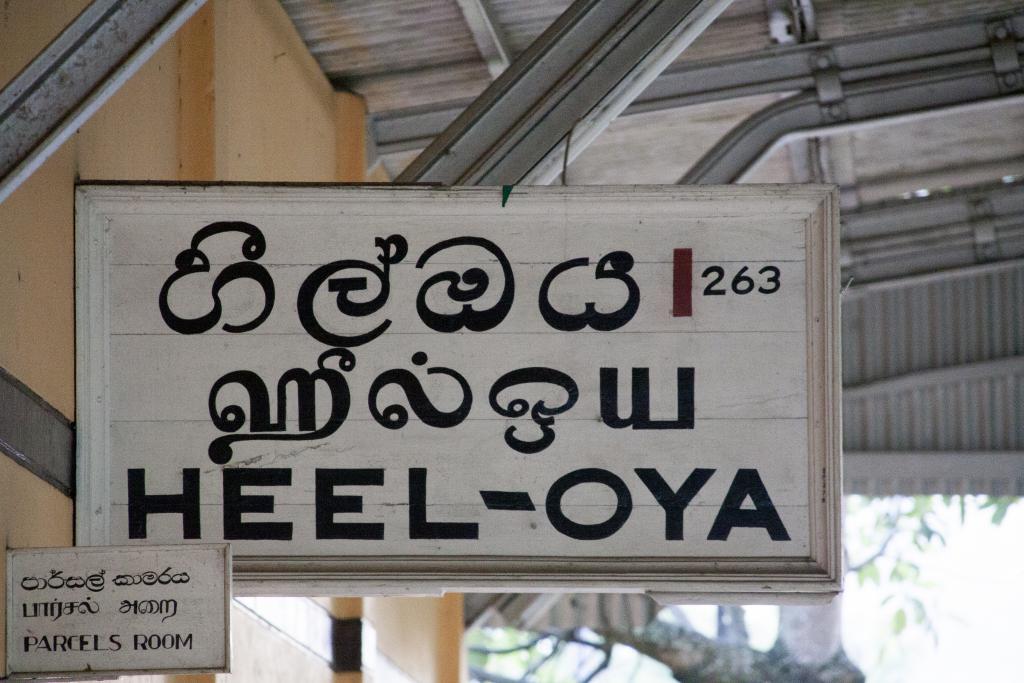 Gare de Heel Oya [Sri Lanka] - 2016