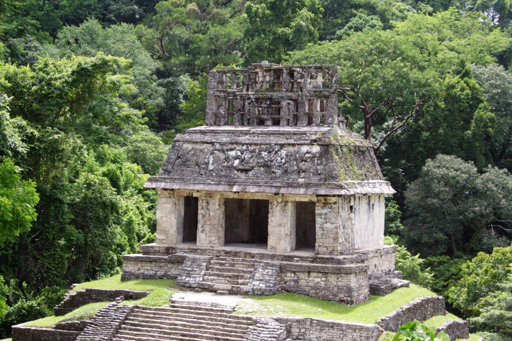 Palenque, templo del sol [Mexique]