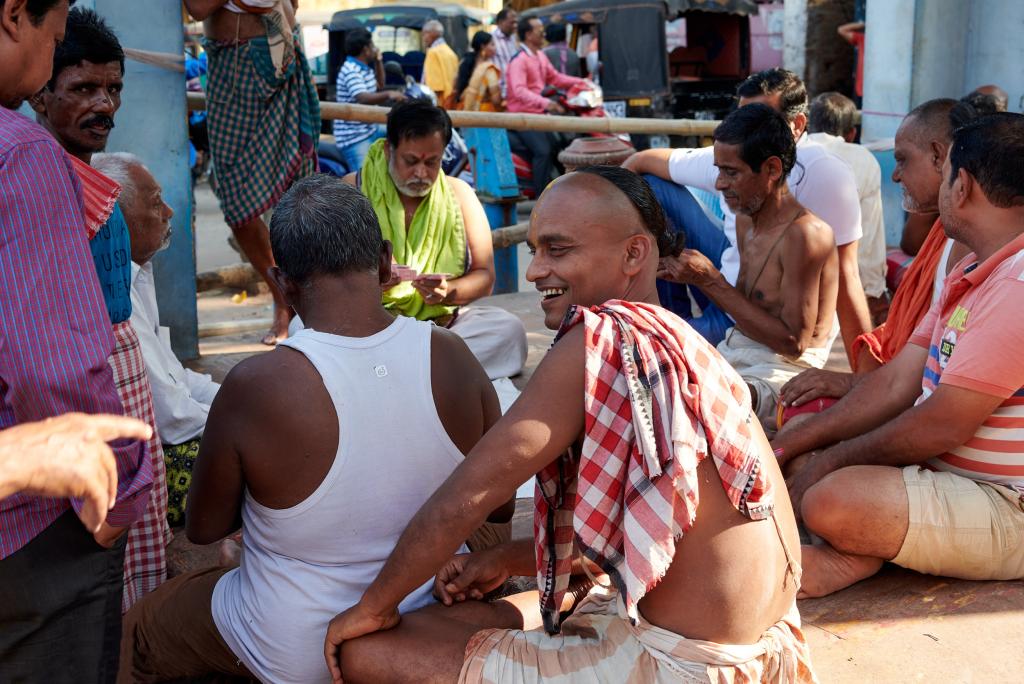 Joueurs de cartes, Puri [Orissa, Inde] - 2020