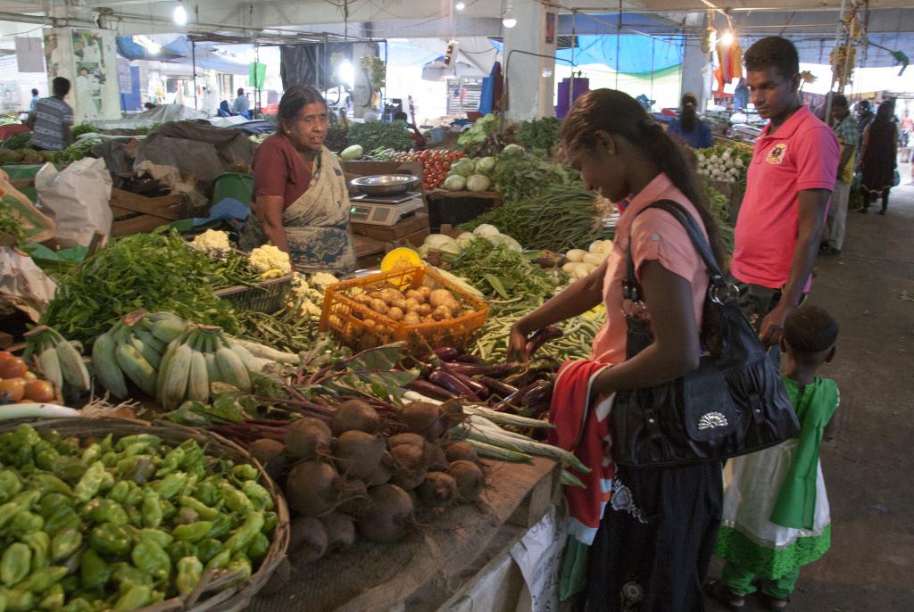 Le marché couvert de Bandalawara [Sri Lanka] - 2016