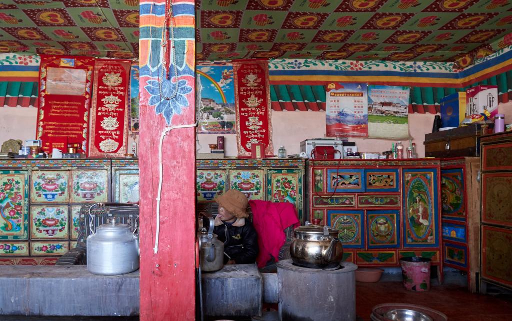 Semi-nomades au lac Tong Tso [Tibet] - 2019