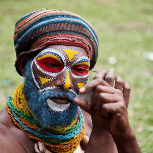 Sing-sing chez les Gaimen Guel [Papouasie Nouvelle Guinée]