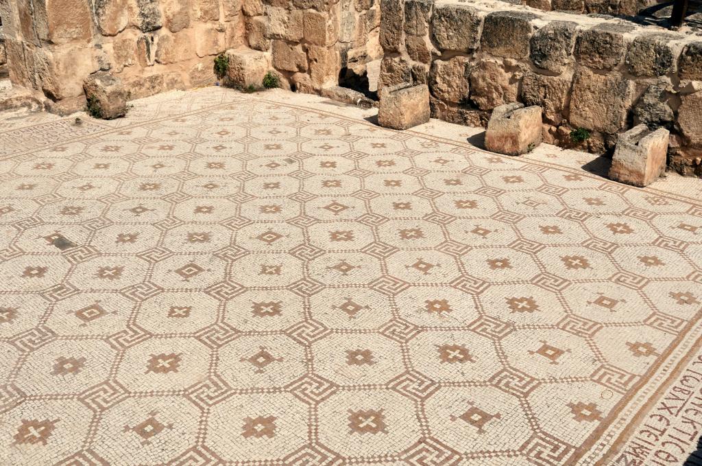 Sol en mosaïque, Jerash [Jordanie] - 2023