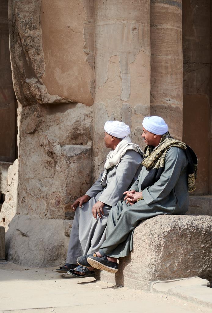 Gardiens, temple de Louxor [Egypte] - 2022 