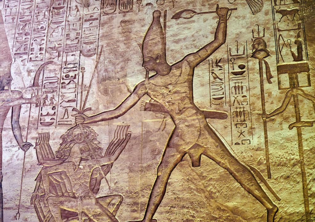 Massacre rituel des prisonniers, temple d’Abu Simbel [Egypte] - 2022