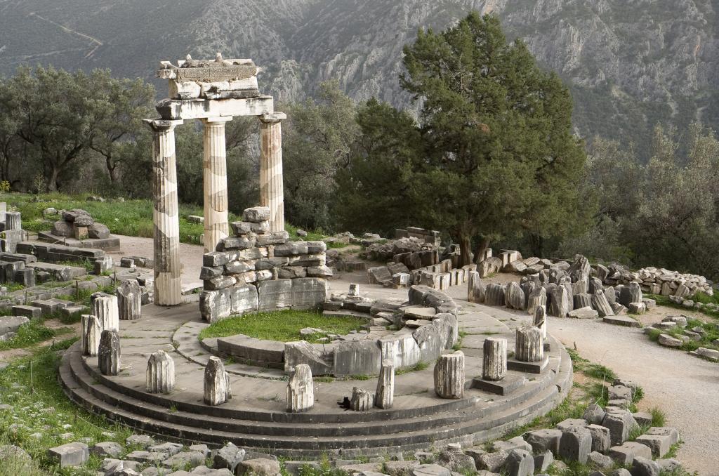Temple d'Athena, Delphes [Grèce] - 2008