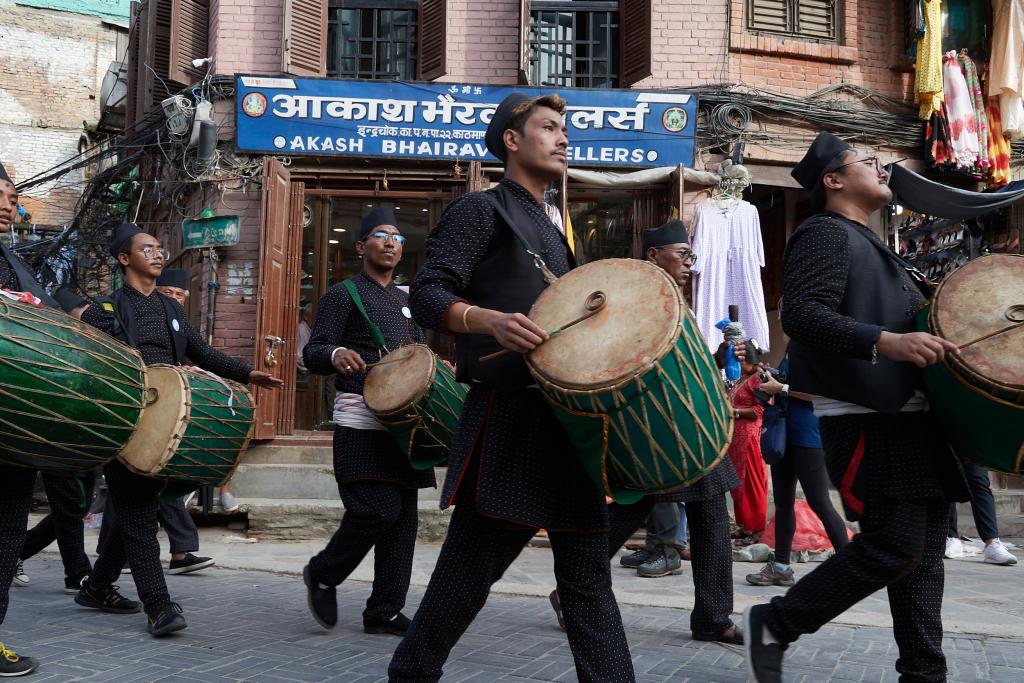 Procession, Thamel, Kathmandu - 2022
