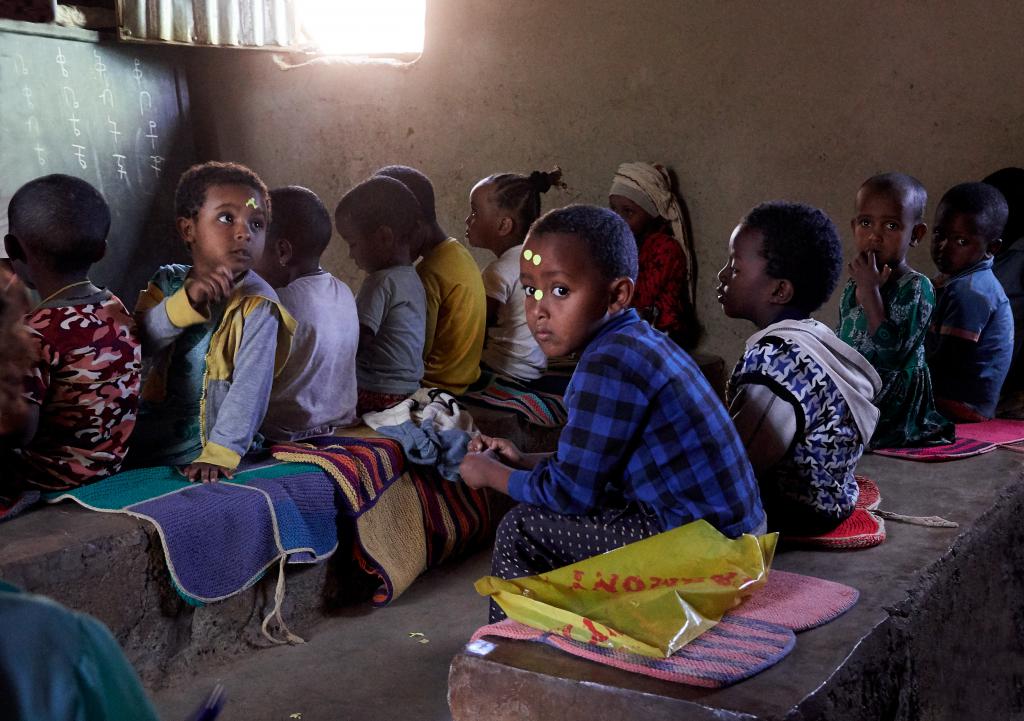 La salle de classe, Awra Amba [Ethiopie] - 2019