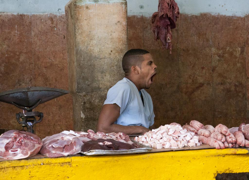 Boucher du marché, La Havane [Cuba] - 2014