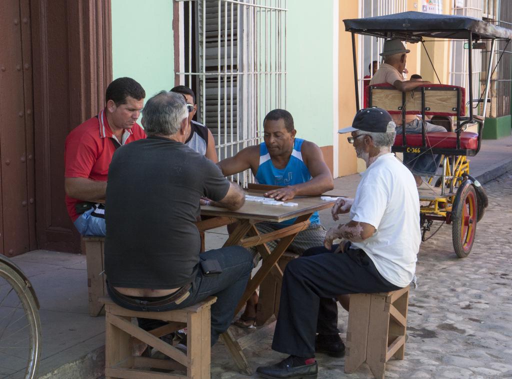 Joueurs de dominos, Trinidad [Cuba] - 2014