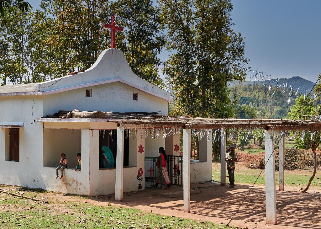 Eglise évangéliste, village Desia Kondh [Orissa, Inde] - 2020