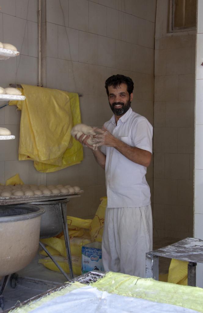 Un boulanger à Kashan [Iran] - 2018