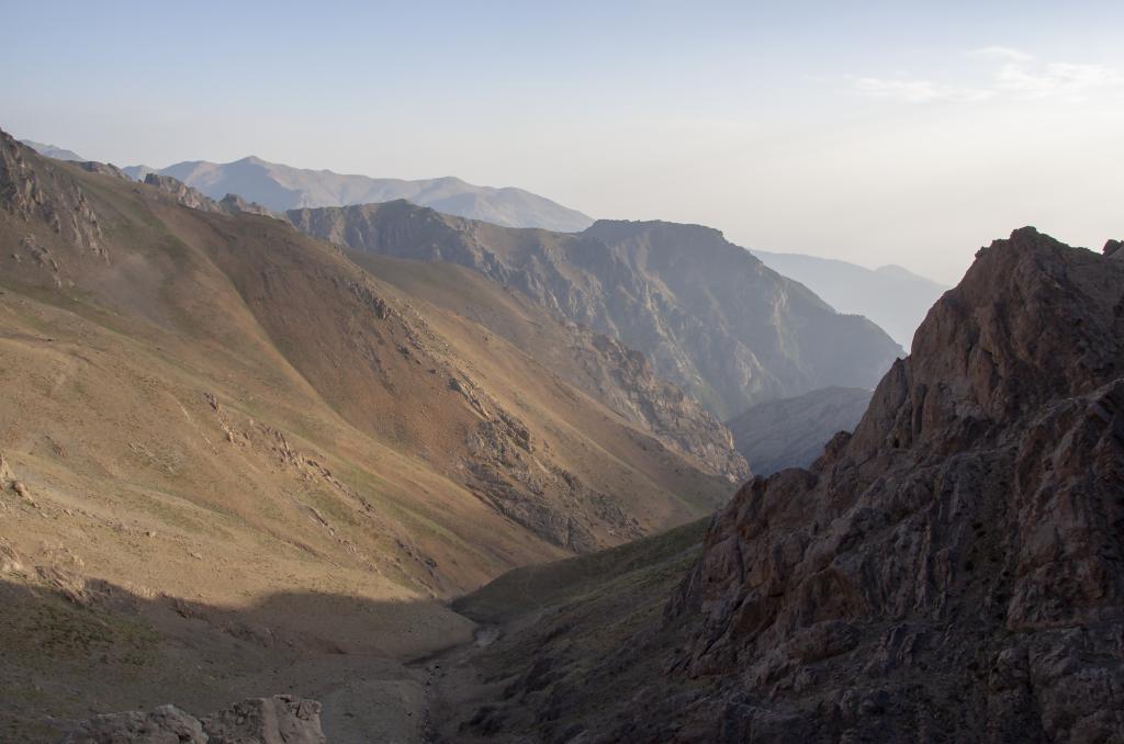 Descente du col de Sialan, Monts Alborz [Iran] - 2018