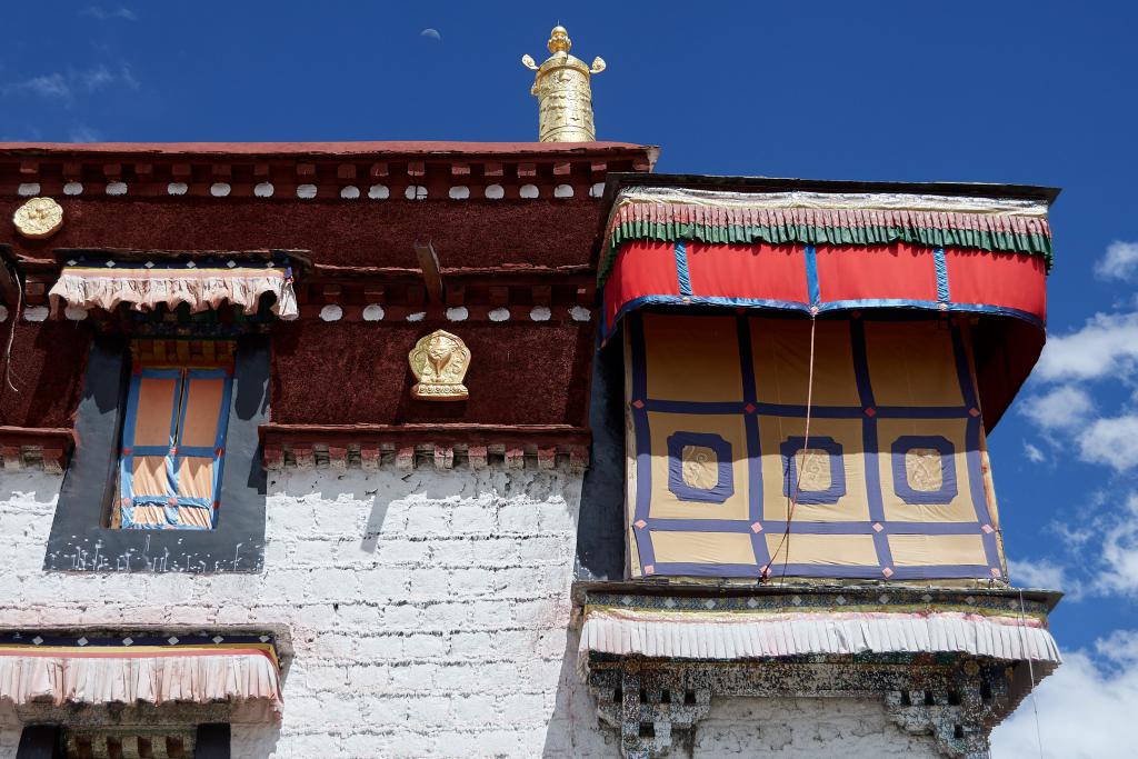 Détail du Jokhang, Lhassa [Tibet] - 2019