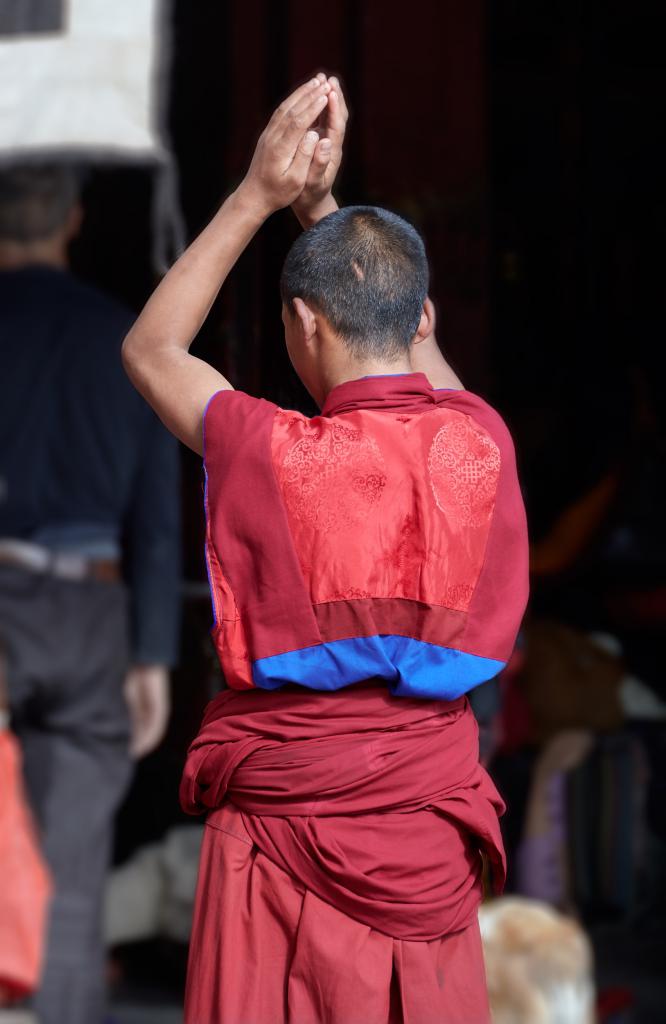 Devant le temple du Jokhang, Lhassa [Tibet] - 2019