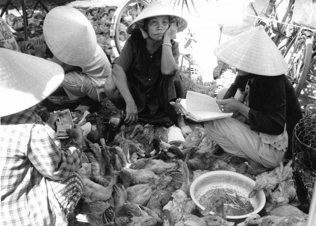 Marché à Can Thô [Vietnam] - 1995