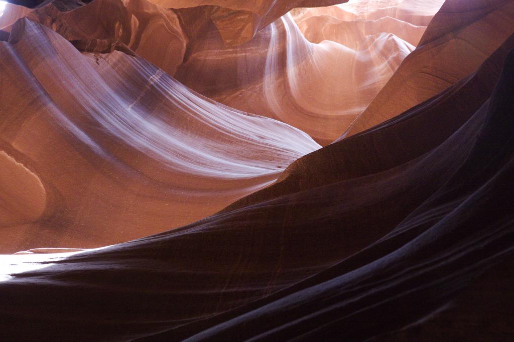 Filet de sable à Antelope Canyon, Arizona [Etats-Unis]