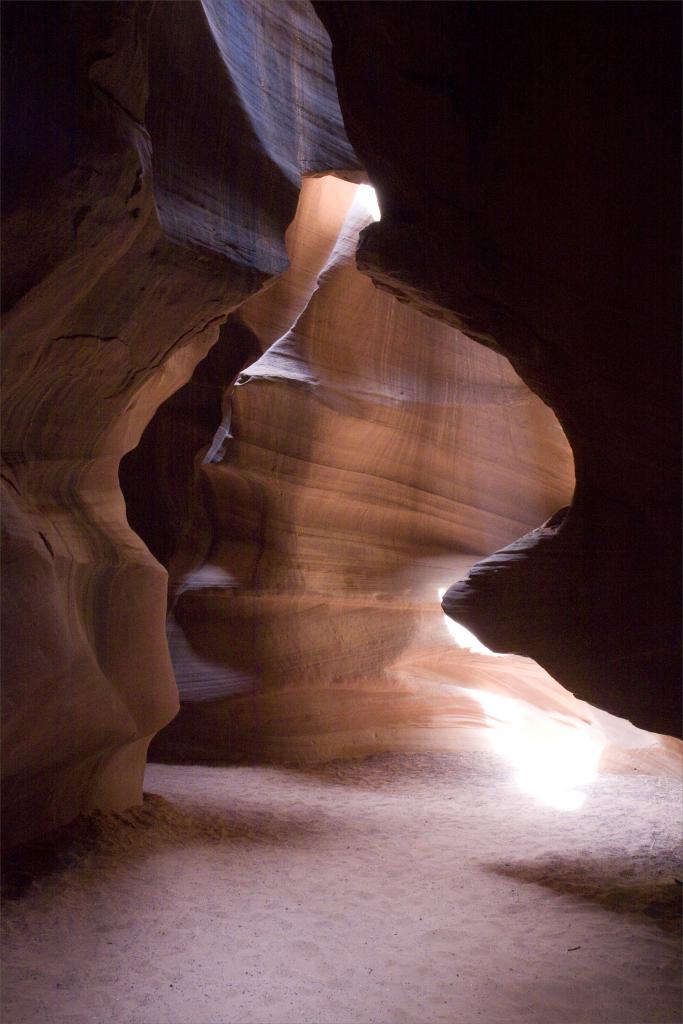 Filet de sable à Antelope Canyon, Arizona [Etats-Unis]
