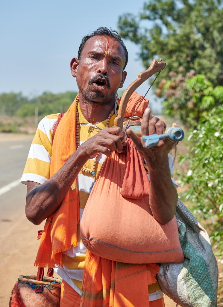 Dévôt-musicien nomade [Orissa, Inde] - 2020