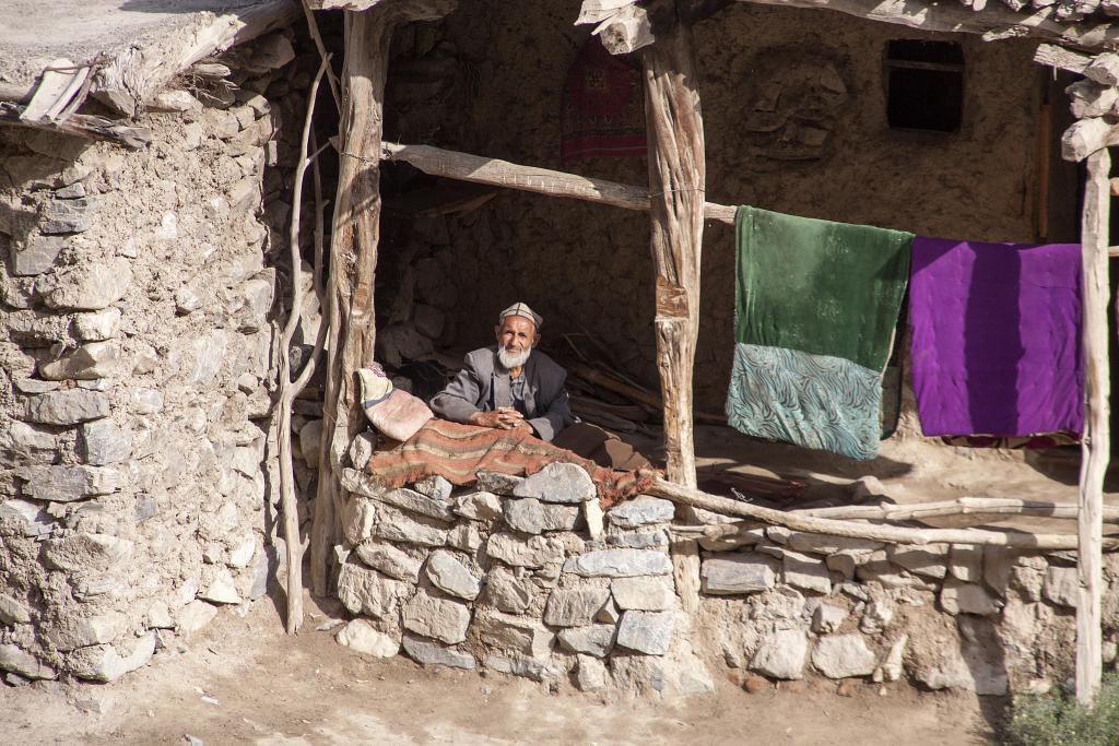 Village sur la rivière Sarymat, Monts Fanskye [Tadjikistan] - 2013