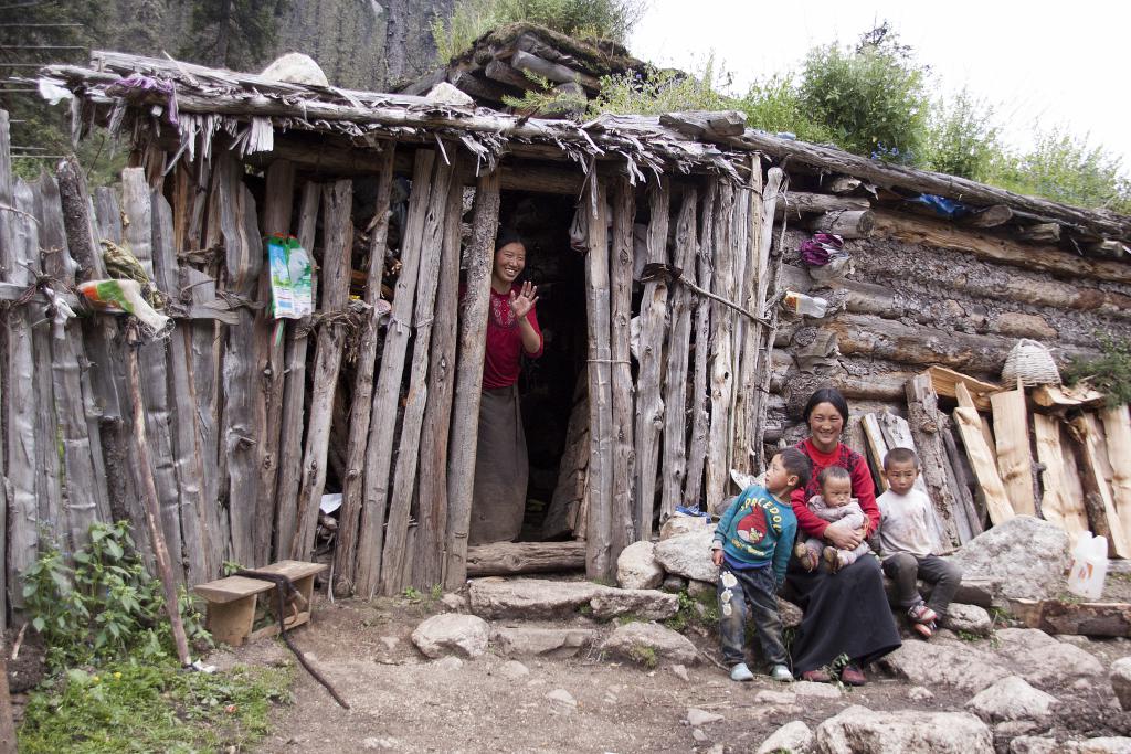 Famille semi-nomade, Tashi Thang, Pays de Kham, ancien Grand Tibet [Chine] - 2014