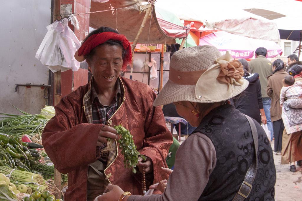 Marché de Garzé, Pays de Kham, ancien Grand Tibet [Chine] - 2014