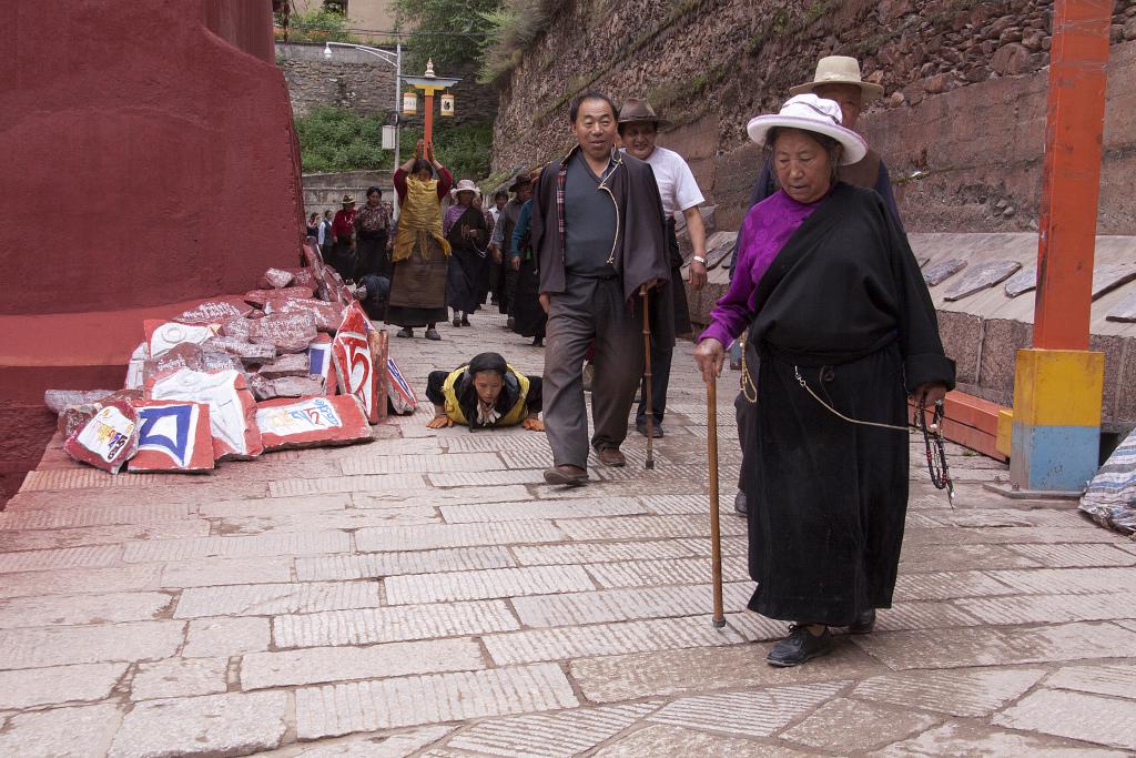 La chora au moastère de Dêge, Pays de Kham, ancien Grand Tibet [Chine] - 2014