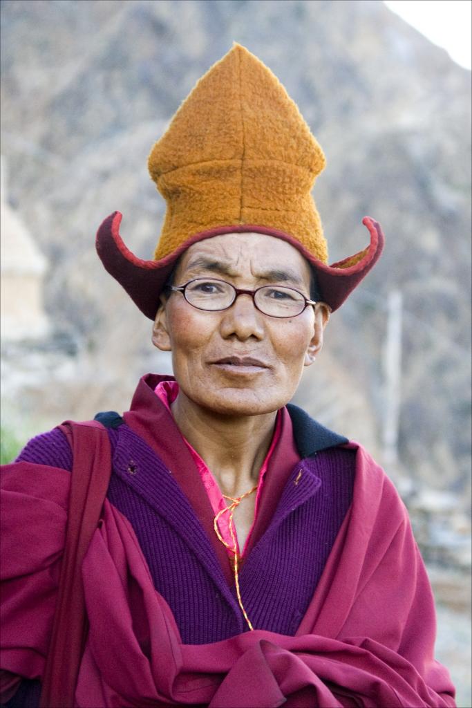 Nonne à Karsha, Zanskar [Inde] - 2010