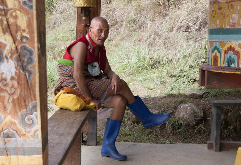 Vers le monastère de Nyizergang, vallée de Punakha [Bhoutan] - 2017