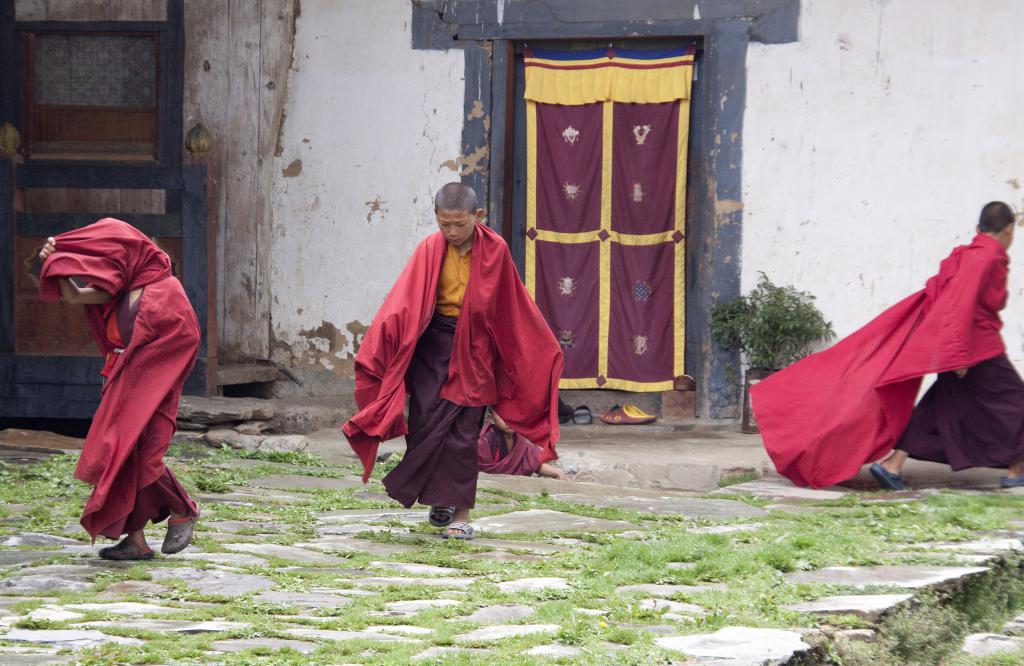 Monastère de Gangtey, vallée de Phobjika [Bhoutan] - 2017