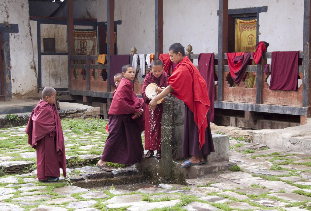 Monastère de Gangtey, vallée de Phobjika [Bhoutan] - 2017