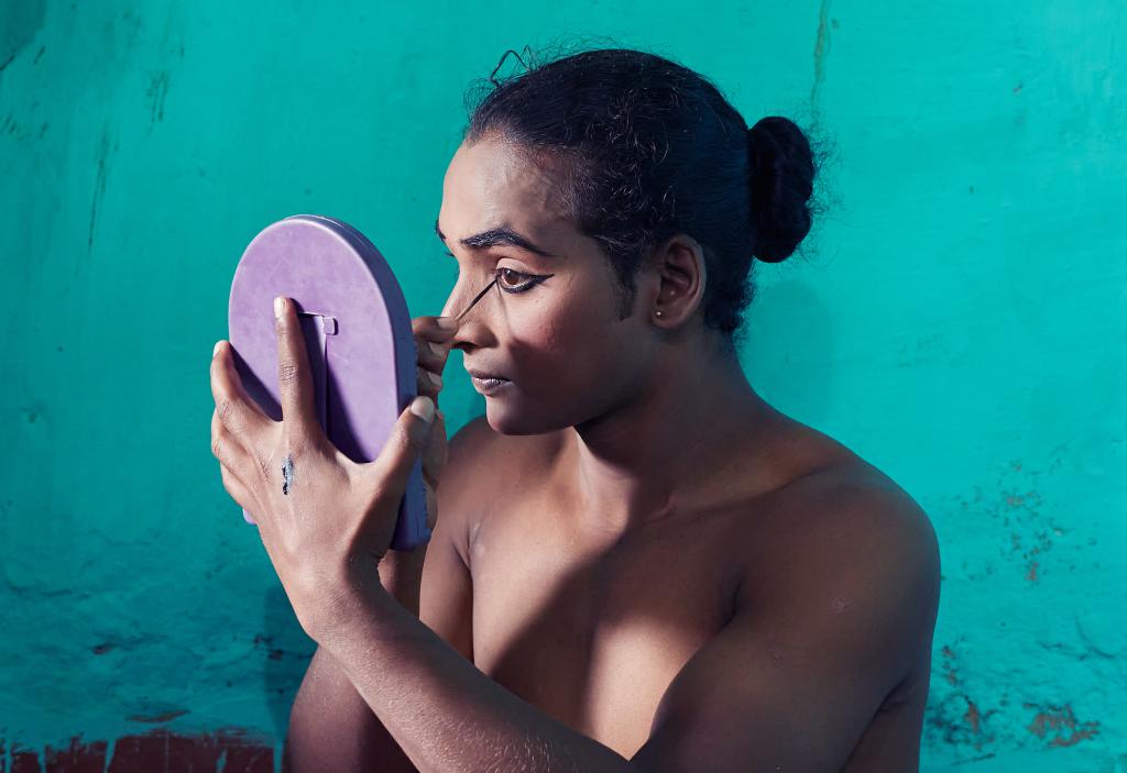 Danseurs de Raghurajpur [Orissa, Inde] - Maquillage