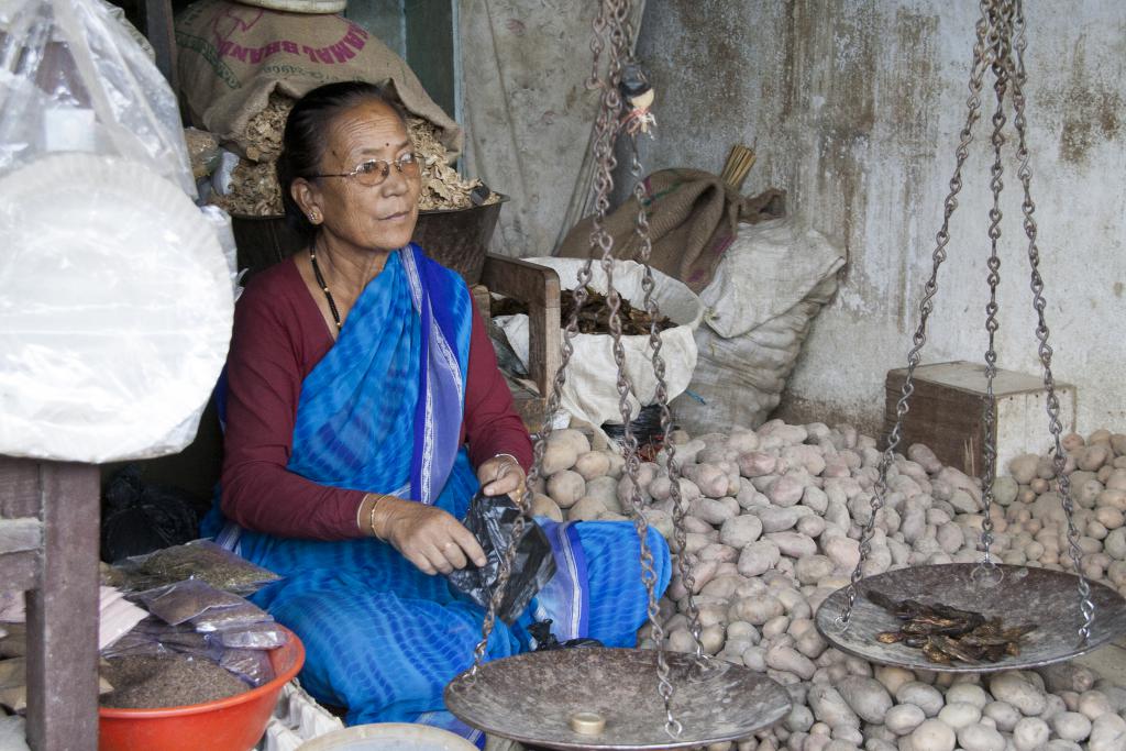 Vendeuse de pommes de terre, Patan, Kathmandu