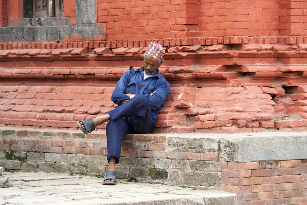 Gardien endormi, Bhaktapur